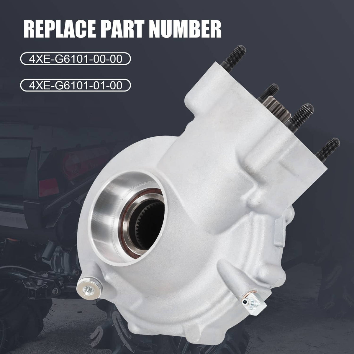 Solidspare Rear Differential Gear Case For Yamaha Big Bear Bruin 250 4XE-G6101-01-00
