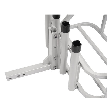 Solid Spare Heavy Duty Fishing Rod Rack Rod Holder 2" Receiver Hitch Mount w/Notch Caps