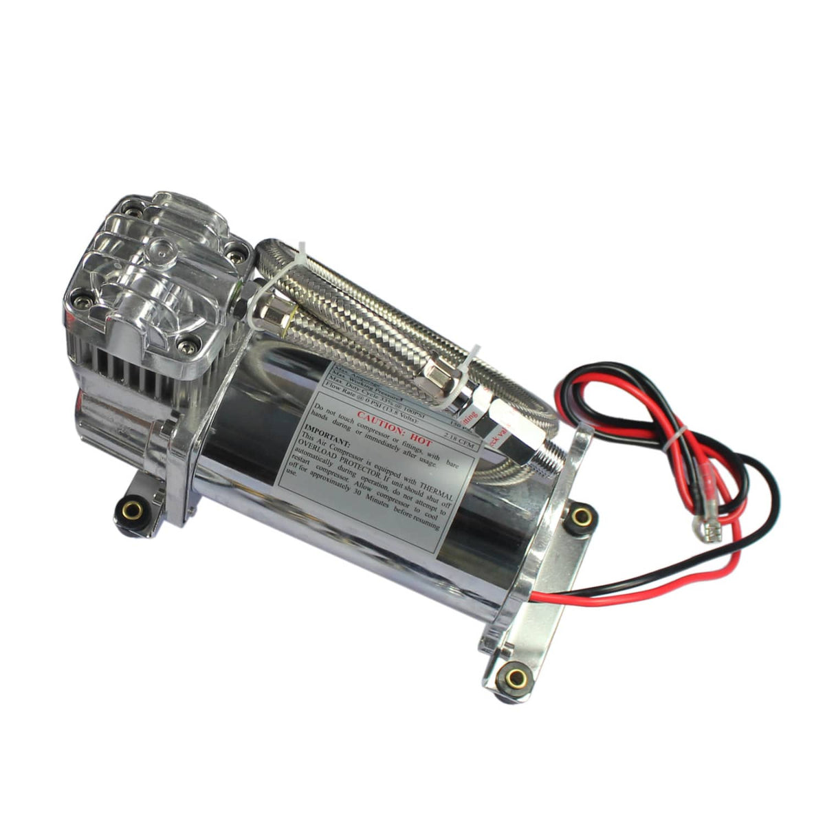 Solidspare Medium Duty Onboard Air System 150 PSI Compressor 12V+2.5 Gallon Train/Air Horn