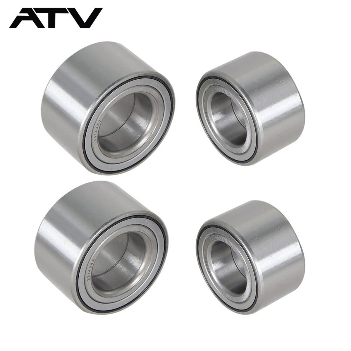 Solidspare Front & Rear Wheel Bearings For Polaris Sportsman 400 450 500 600 700 X2 HO 2016