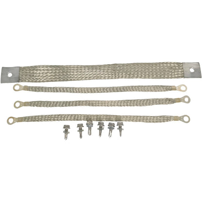 Solid Spare 40140 Engine Ground Strap Kit for Most Car Self-Tapping Screw Braided