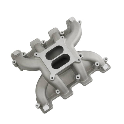 Solidspare Dual Plane Mid-Rise Intake Manifold for GM LS1 LS2 LS6 Cathedral Port 300-130
