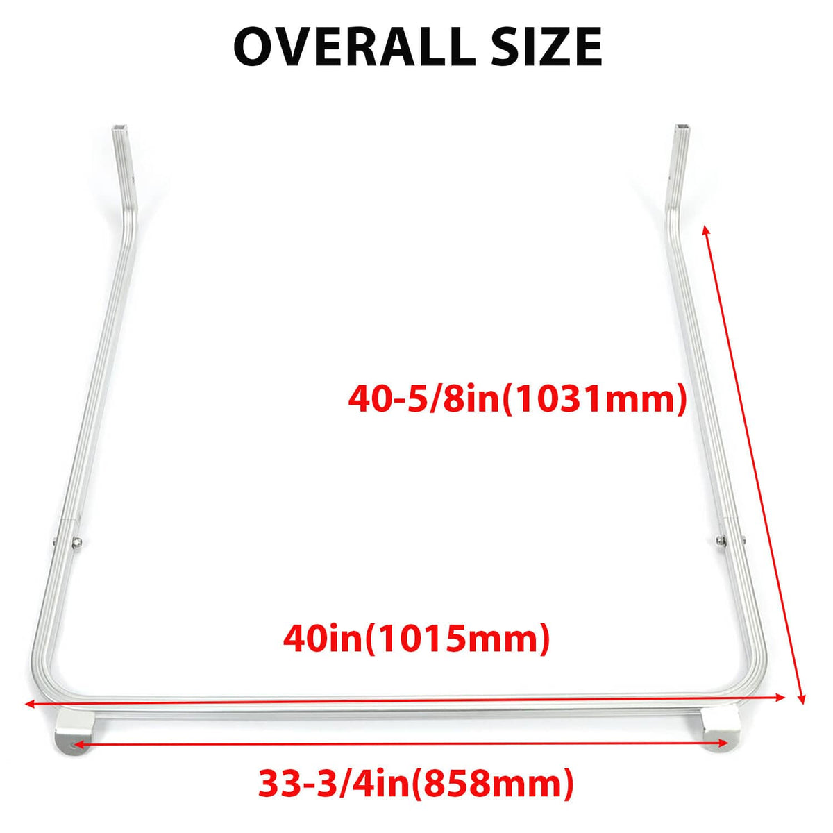 Solidspare Canopy Roof Support Strut Bracket For Club Car DS & Carry all Models 1982-1999