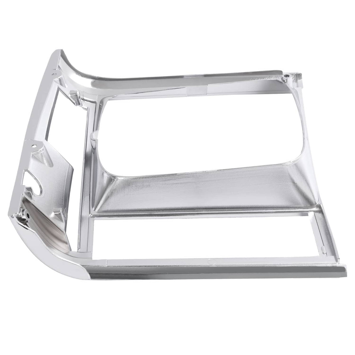 Solid Spare Chrome Left Headlight Door Bezel Trim For Jeep Cherokee 1991-1996 Comanche 91-92