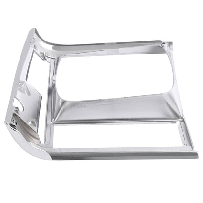 Solid Spare Chrome Left Headlight Door Bezel Trim For Jeep Cherokee 1991-1996 Comanche 91-92