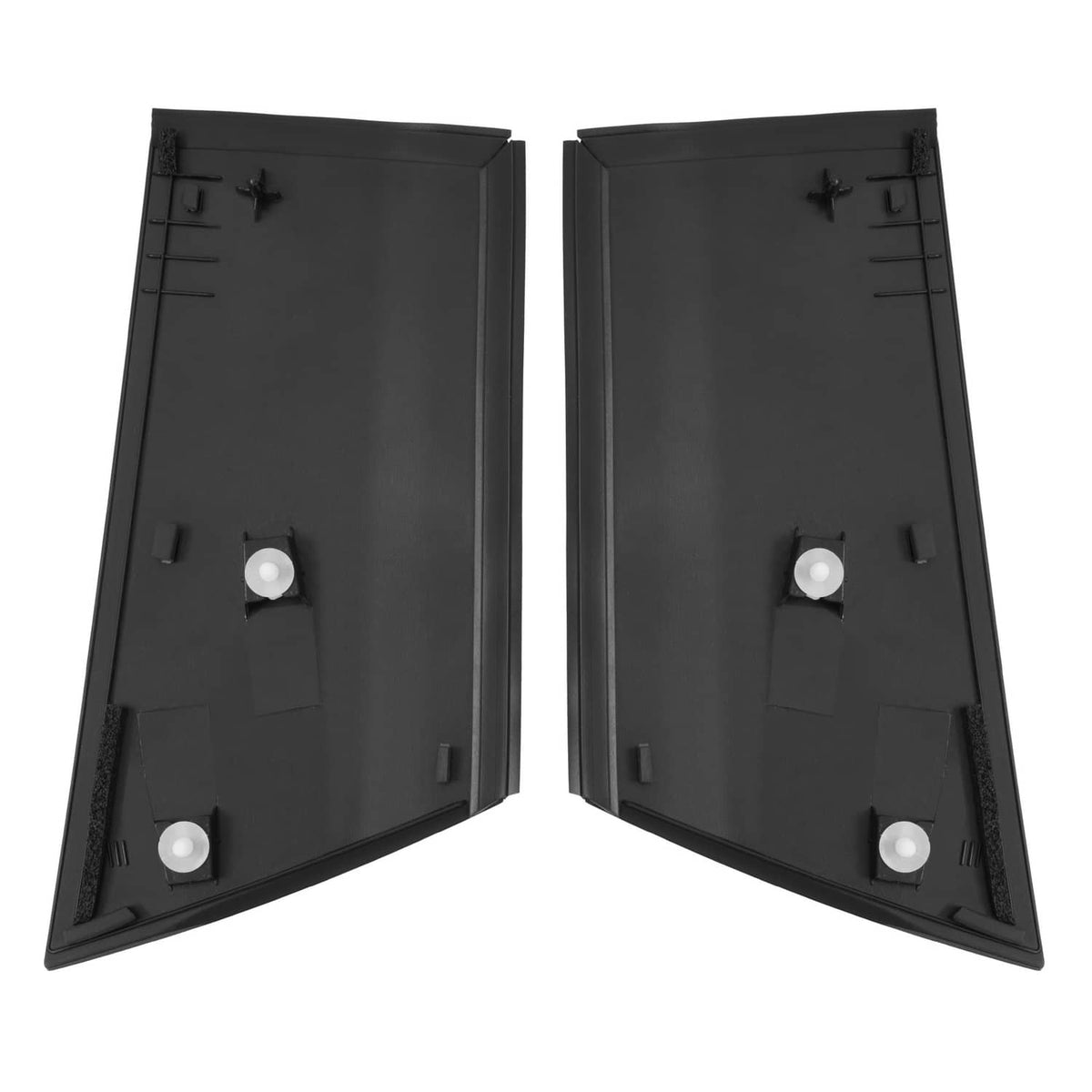 Solid Spare Pair Pillar Molding Trim Cover Painted Black LH & RH For 2009-2020 Nissan 370Z