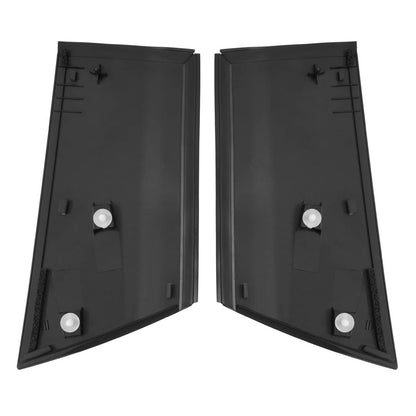 Solid Spare Pair Pillar Molding Trim Cover Painted Black LH & RH For 2009-2020 Nissan 370Z