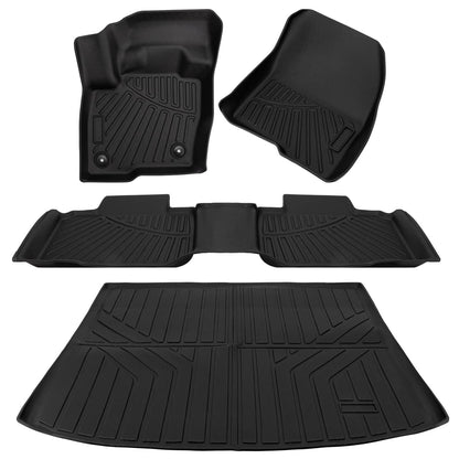 Solidspare Floor Mats & Cargo Liner for 2015-2025 Ford Edge Front Rear TPE All Weather 4pcs