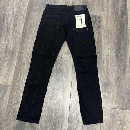 Kids FWRD DENIM & CO. Denim Jean - Jet Black Sz 12 Fit 1 Slim New with Tag