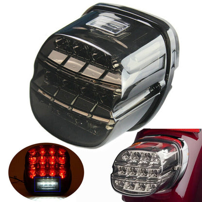 Solidspare LED Tail Lights Brake For Harley Touring Road King Dyna Glide Softail Sporster