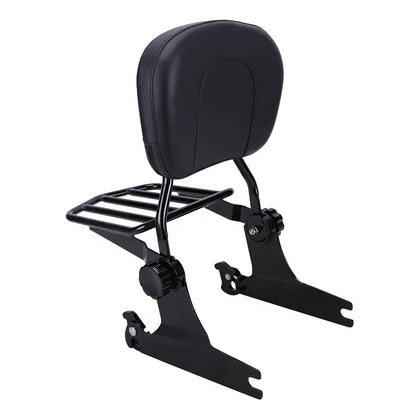 Solidspare Backrest Sissy Bar & Luggage Rack For 94-03 Harley Sportster XL 883 1200 Custom