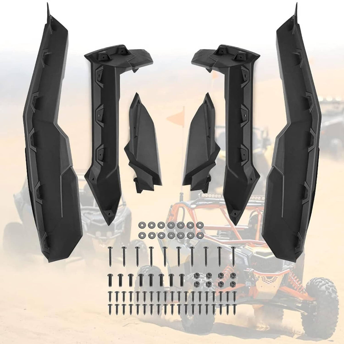 Solidspare X3 Fender Flares Extended for Can-Am Maverick X3&X3 Max RS Turbo R RR 2017-2024
