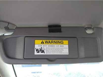 Solidspare 2Pcs Sun Visor Dark Gray Left & Right Visor Set For 2006-2011 Honda Civic Visors