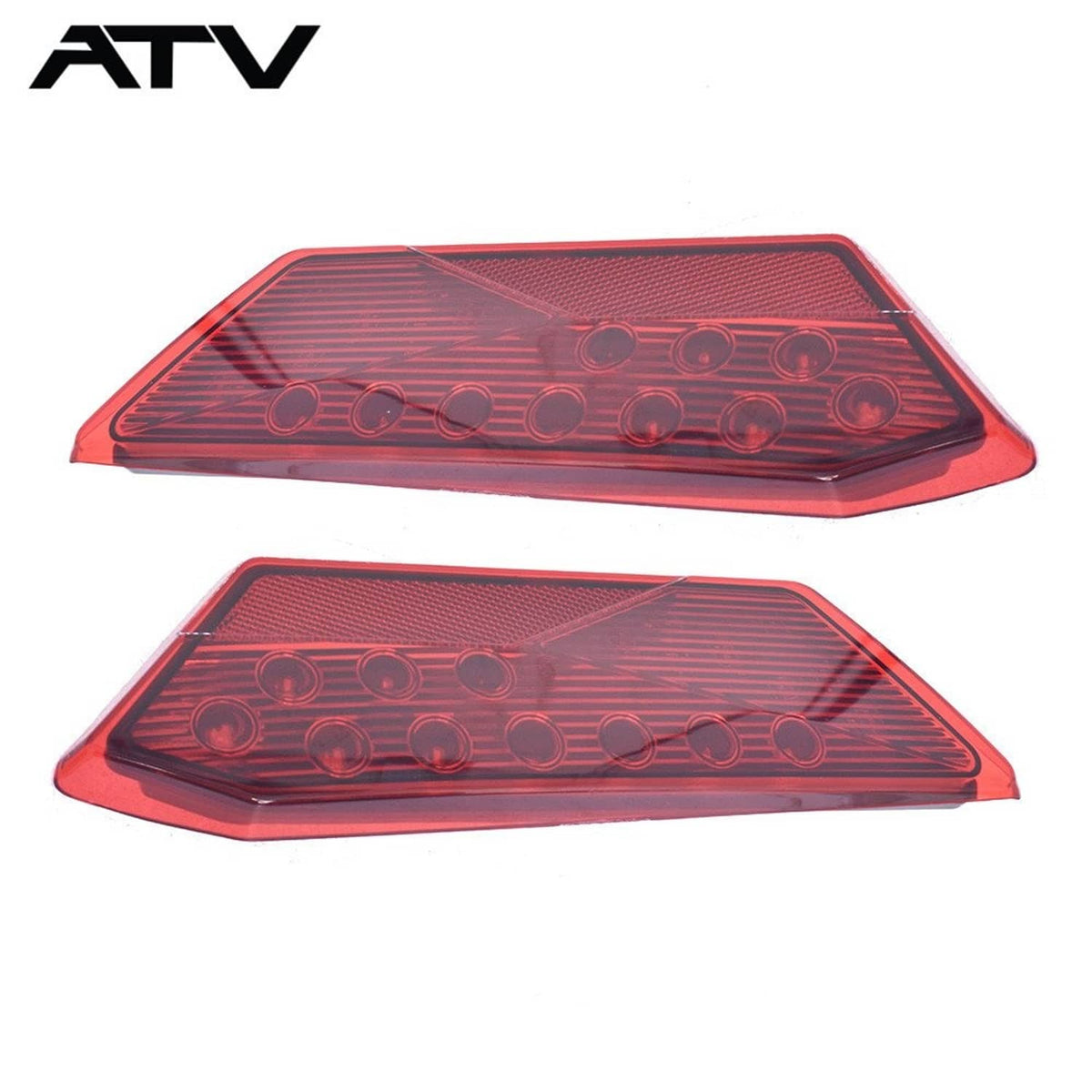 Solidspare Pair Red LED Tail lights For Polaris RZR RZR 4 900/ 900 /XP /XP 1000 / XP 4 1000