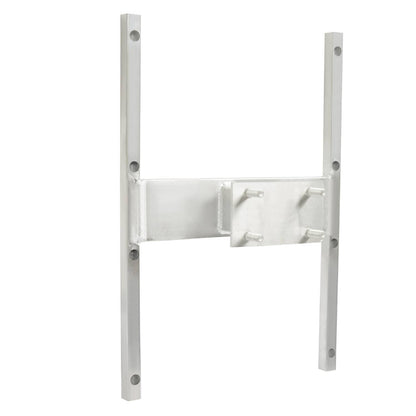 Solidspare Aluminum H-Mount Trailer Spare Tire Carrier For 6-Lug Wheels w/Mounting Hardware