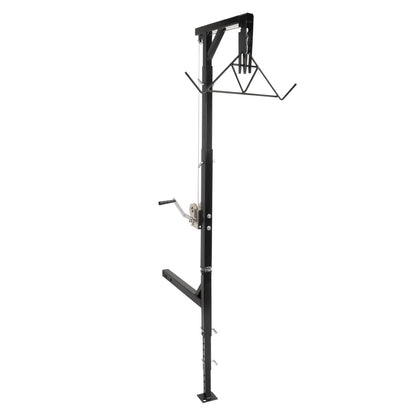 Solid Spare 600lb Truck Hitch Game Hunting Deer Hoist w/ Winch-360 Swivel 2" Hitch Receiver