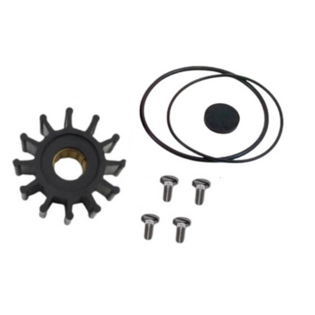 Solid Spare Yanmar Water Pump Impeller Kit Replaces 129670-42610 129470-42530 129470-42531