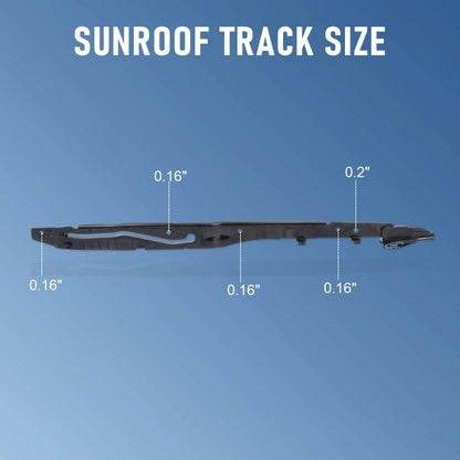 Solidspare Sunroof Track Assembly Repair Kit Fits 2015-2020 F150 2017-2019 F250 F350 F450