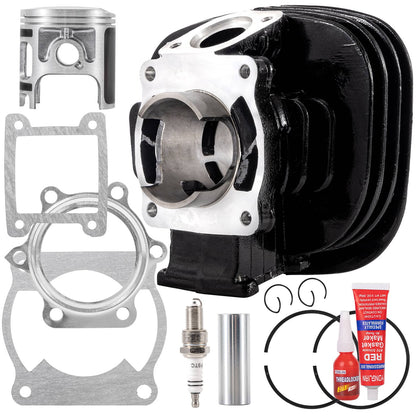 Solidspare YFS200 Piston Cylinder Crank Motor Rebuild Gasket Kits For Yamaha Blaster 200