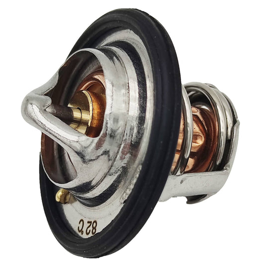Solid Spare 82℃ Thermostat w/ O-Ring Gasket Combo Mule for Kawasaki 49054-2056 11060-2084