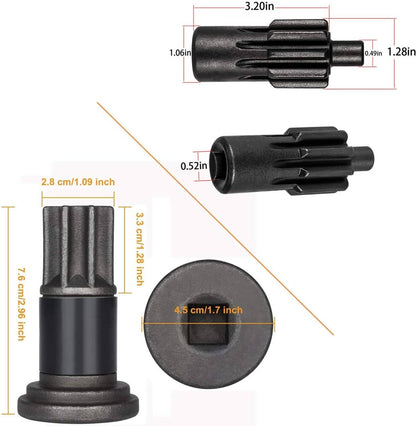 Solid Spare Engine Barring Rotating Tool for Cummins & Engine Barring Tool MX 13 for Paccar