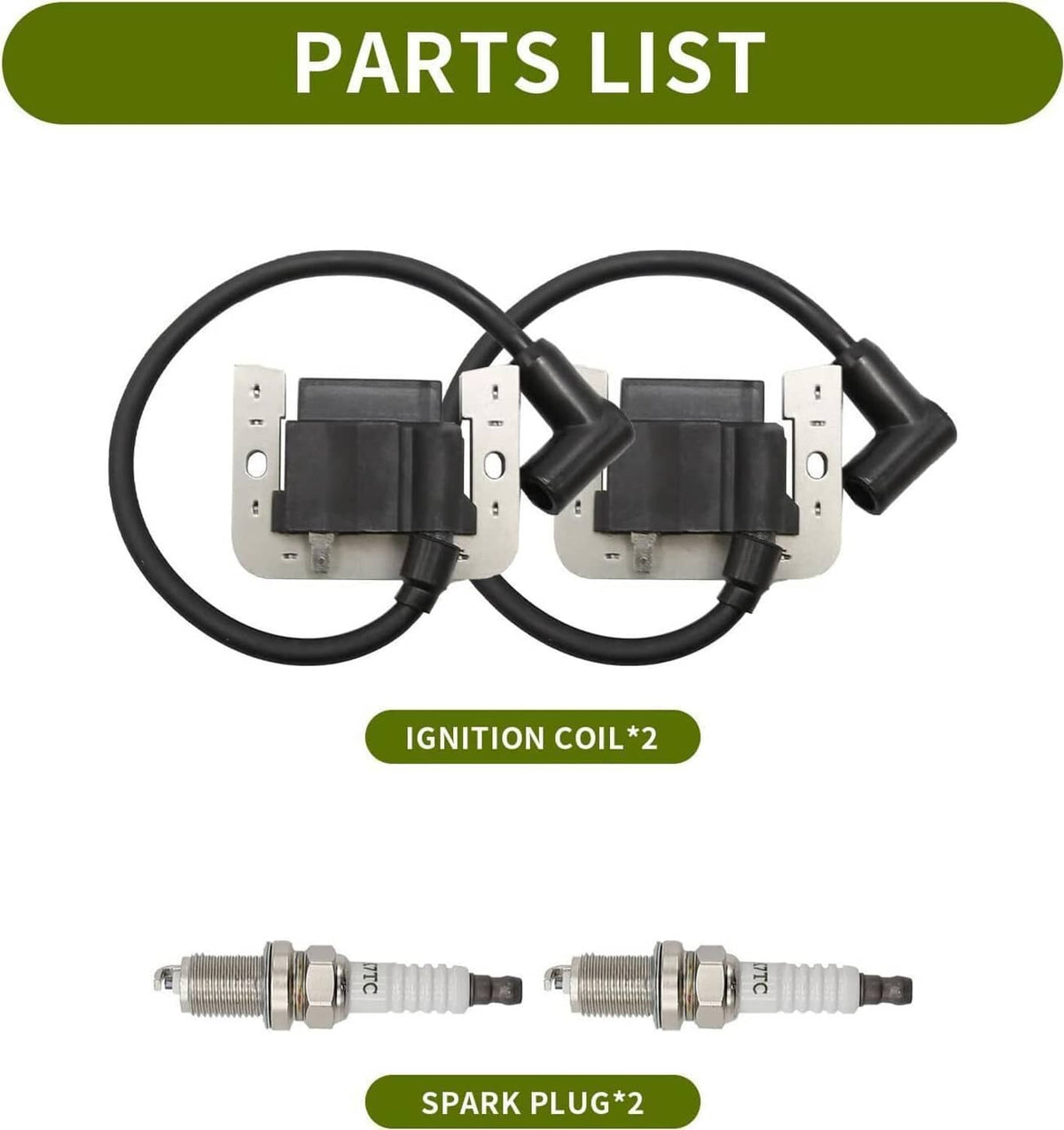 Solidspare 2x Ignition Coil Module Set For Kohler Command Engines 27HP CH18 CH740 2458401-S