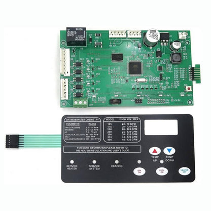 Solidspare For Pentair Master Temp 400 Control Board Kit w/472610Z Switch Pad 42002-0007S