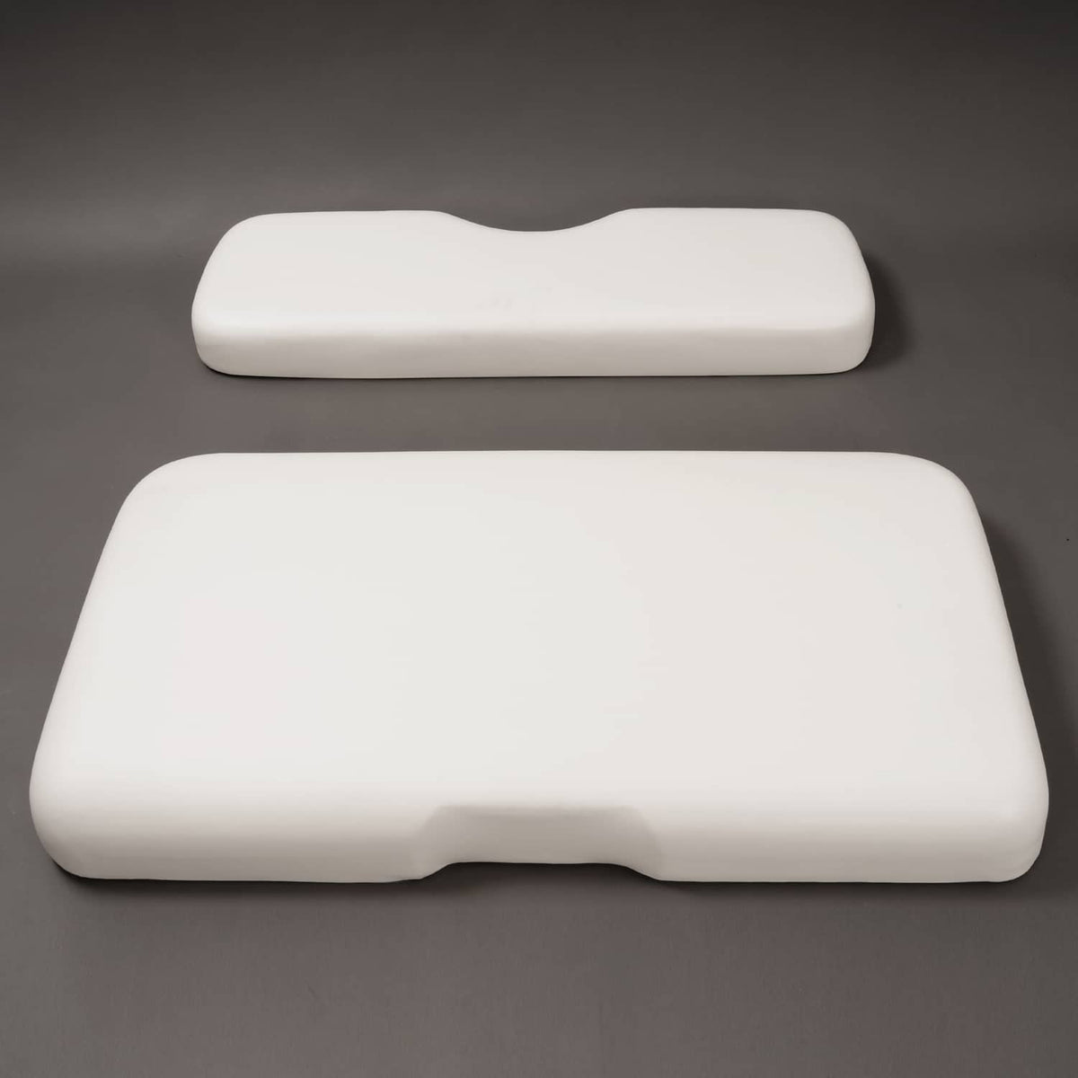 Solidspare White Golf Cart Front Seat Bottom Cushion Backrest For EZGO RXV 2008-Up Models