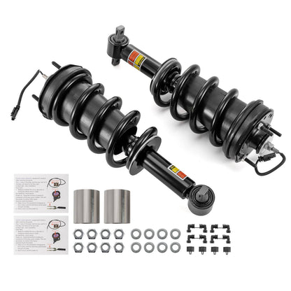 Solidspare For Chevy Silverado GMC Sierra 1500 15-18 4Pcs Set Front Strut + Rear Shocks