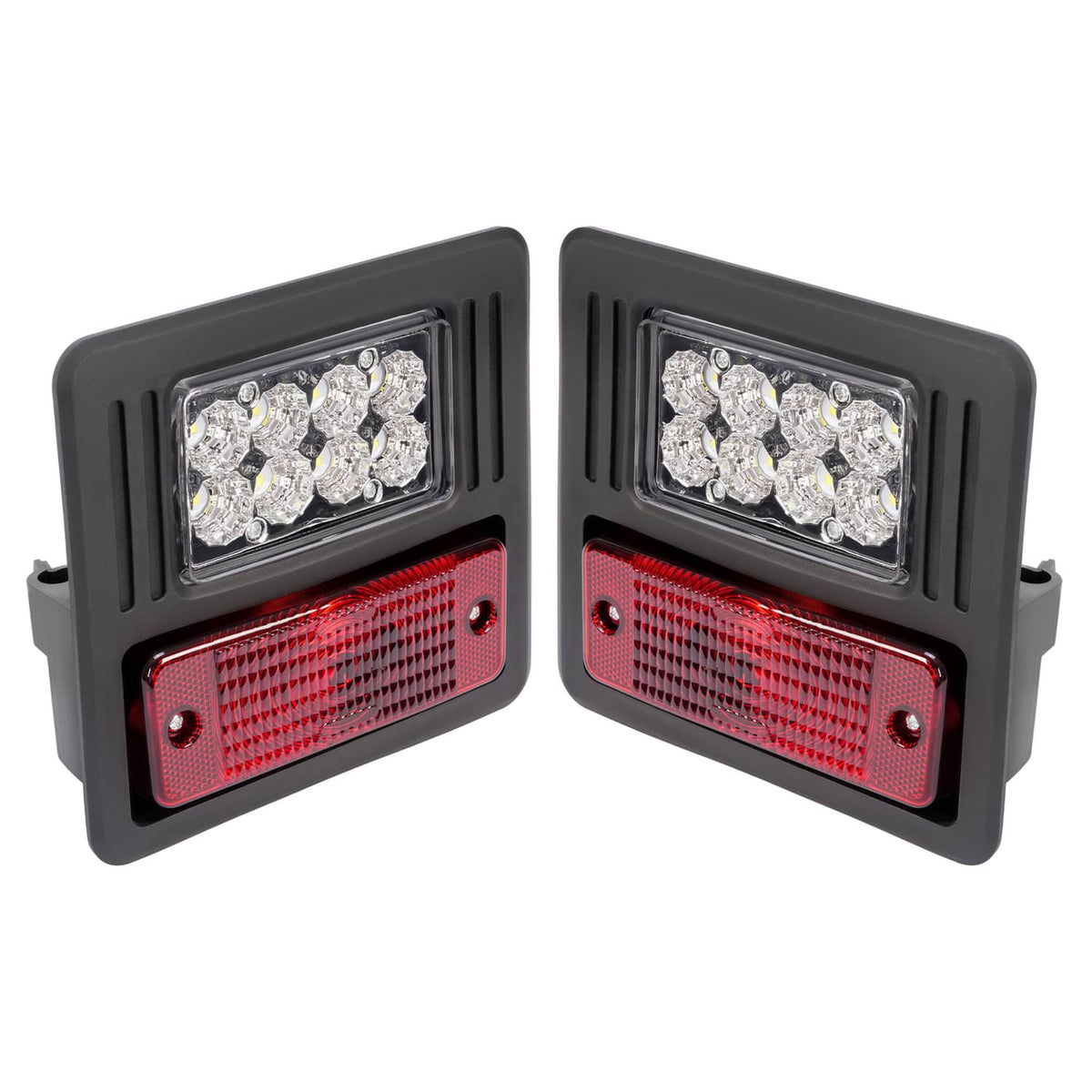 Solidspare 4x LED Headlight Tail Exterior Light Kit For Bobcat Skid Steer Loader