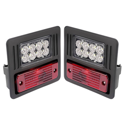 Solidspare 4x LED Headlight Tail Exterior Light Kit For Bobcat Skid Steer Loader
