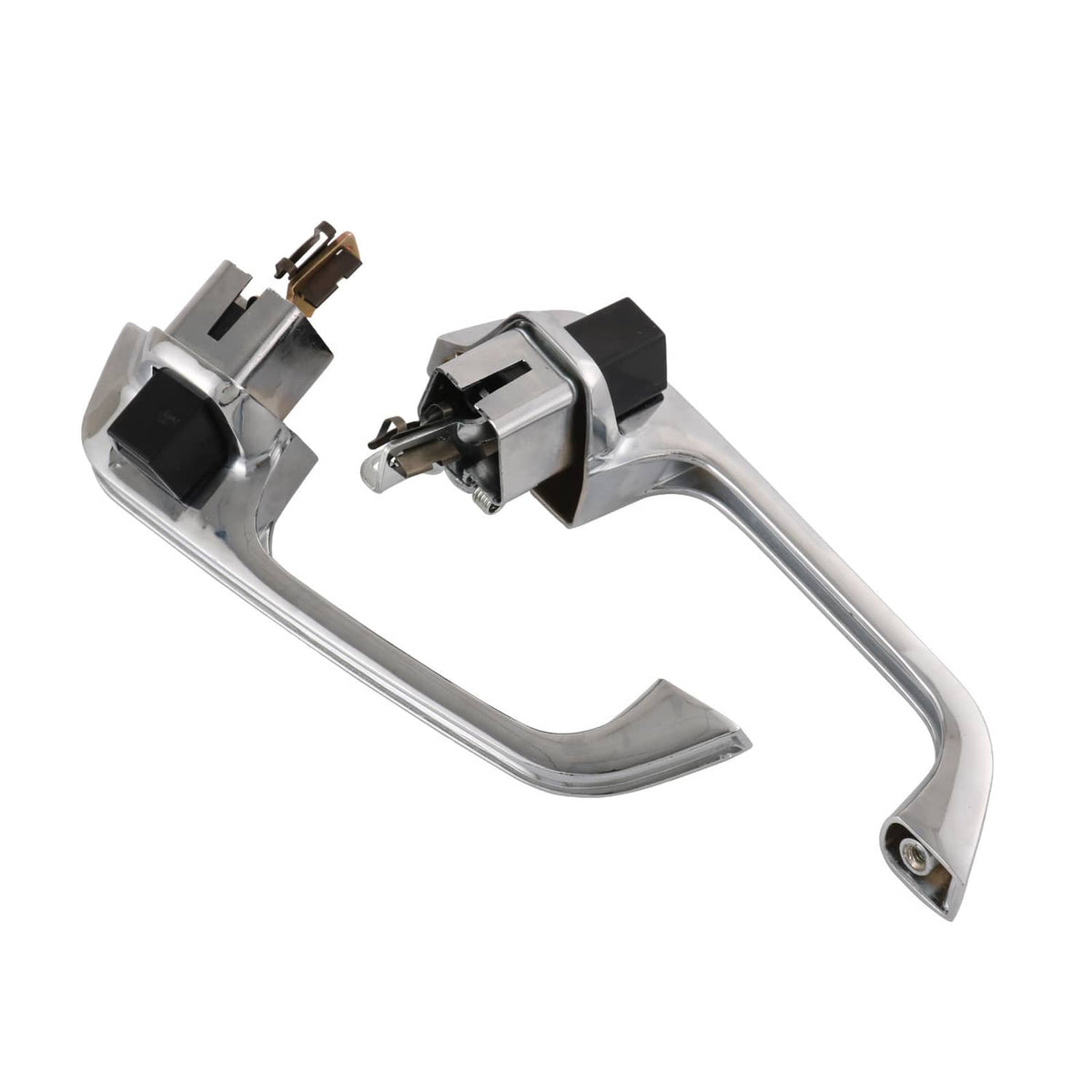 Solidspare Pair Chrome Outside Exterior Door Handle LH & RH Set For Chevy GMC Pickup Truck