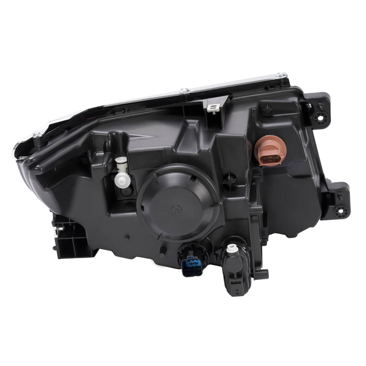 Solid Spare Left Driver Side For Ford Edge 2011-2014 Headlight Lamp W/Bulb 5 Pins Projector