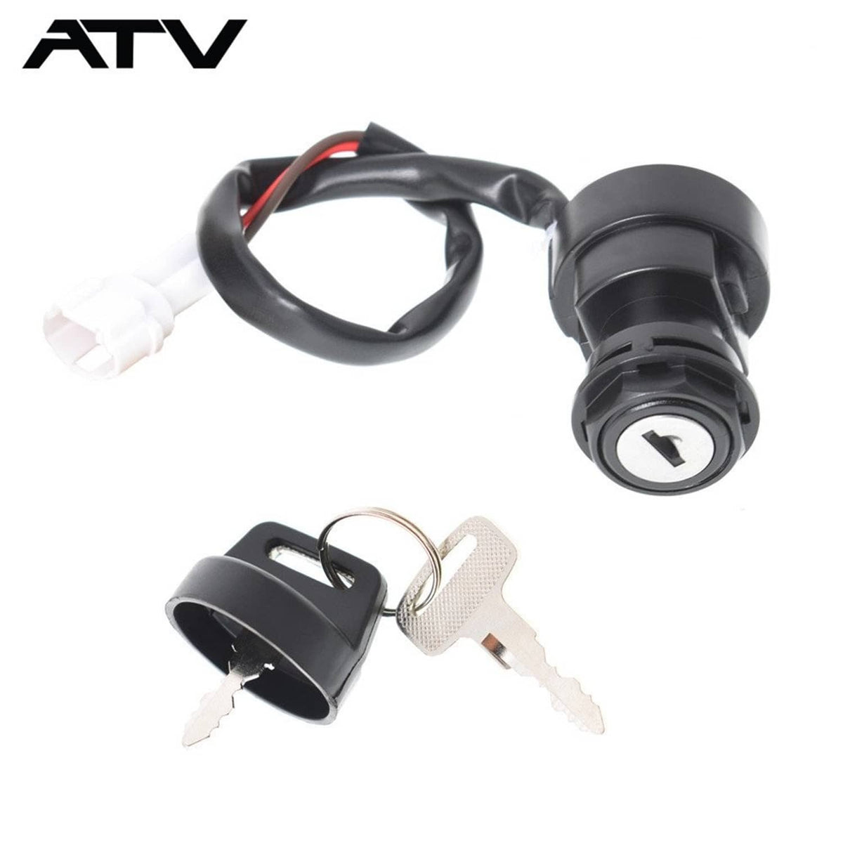 Solidspare ATV Ignition Key Switch for Yamaha Raptor 660 YFM660 2001 2002 2003 2004 2005