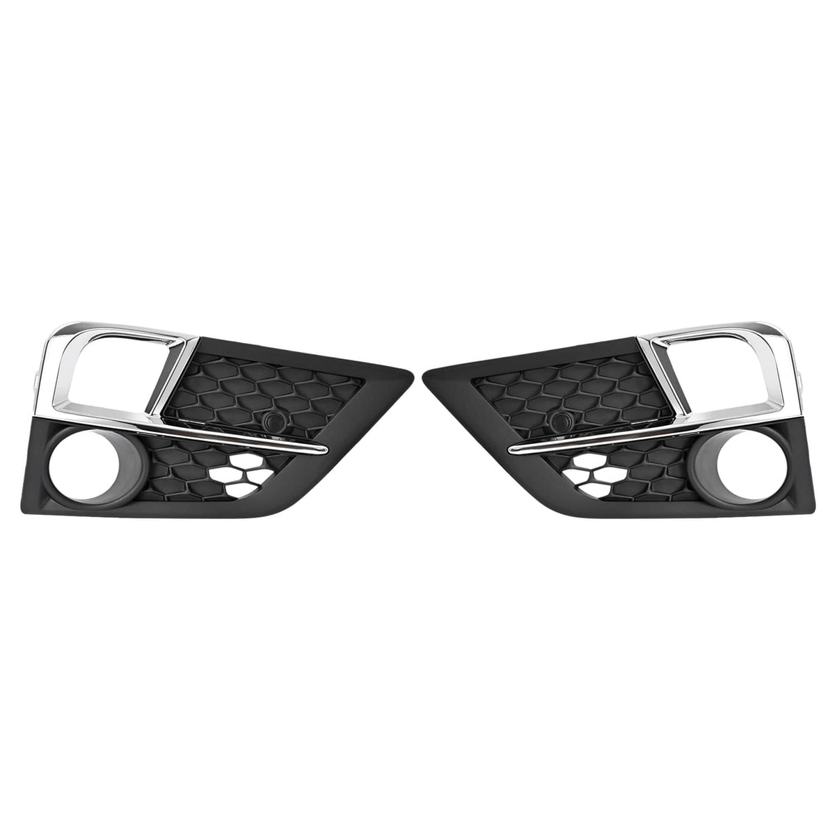 Solid Spare Pair For Honda Odyssey 2018 2019 2020 Front Bumper Fog Lights Chrome Trim Cover