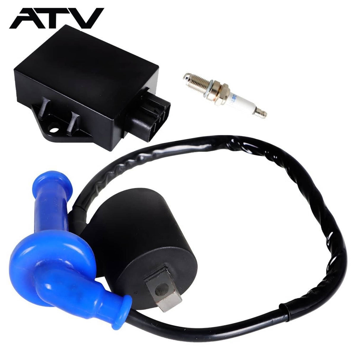 Solidspare Ignition Coil Spark Plug CDI 3088052 For Polaris Predator 500 2003 2004