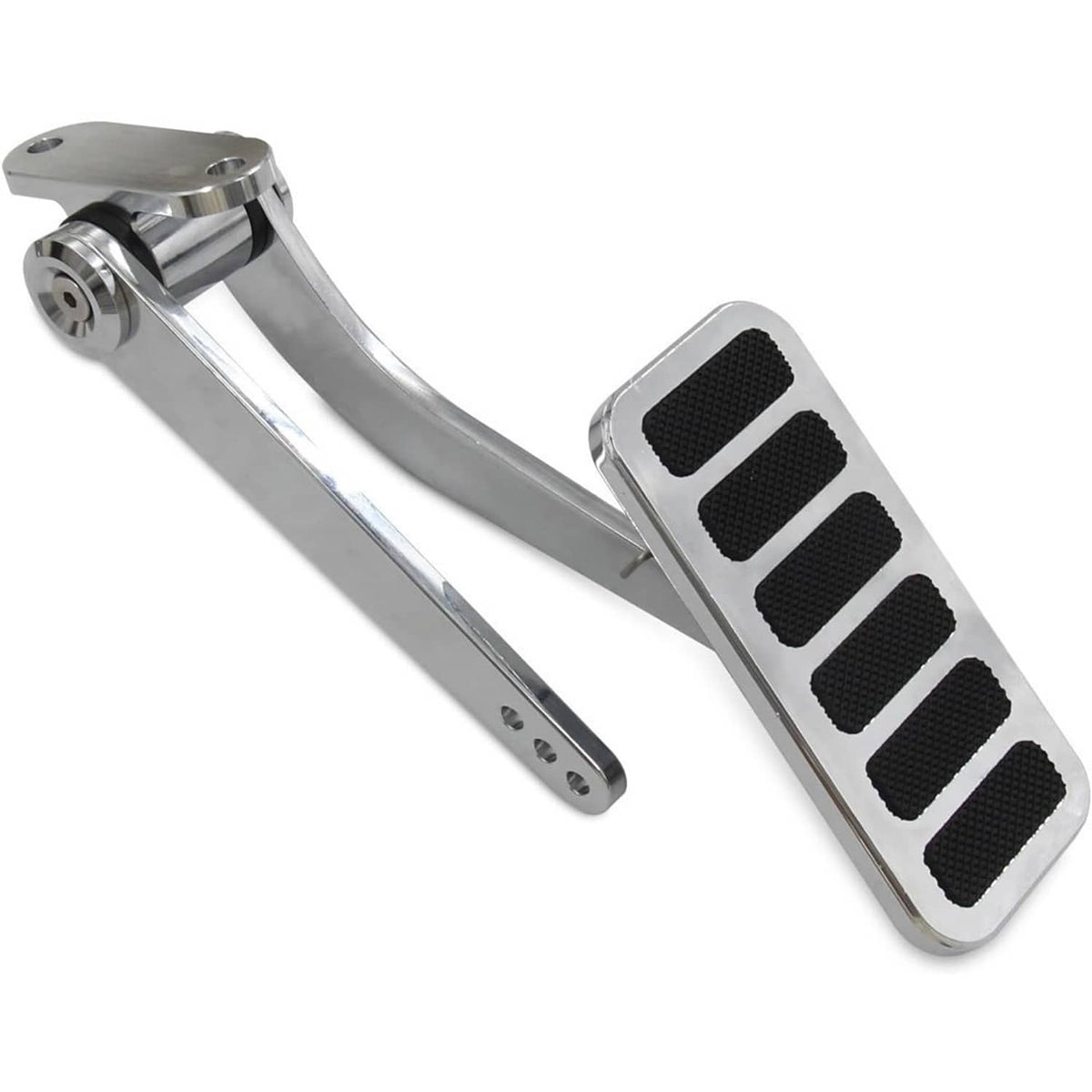 Solidspare Universal Street Hot Rod Aluminum Gas Pedal & 24" SS Throttle Cable & Spring Kit