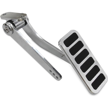 Solidspare Universal Street Hot Rod Aluminum Gas Pedal & 24" SS Throttle Cable & Spring Kit