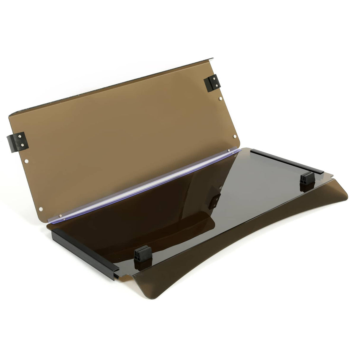 Solidspare Front Folding Tinted Windshield Windscreen For EZGO Express S4 L4 Golf Cart