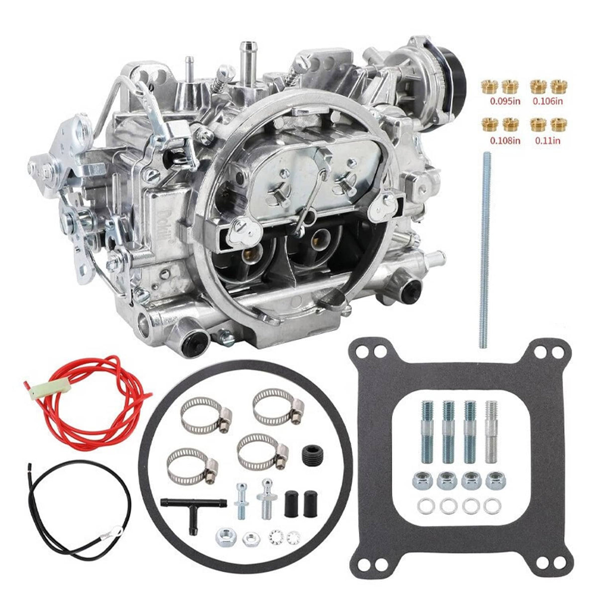 Solidspare 4 Barrel Carburetor Replace for Edelbrock 1403 Performer Electric Choke 500 CFM