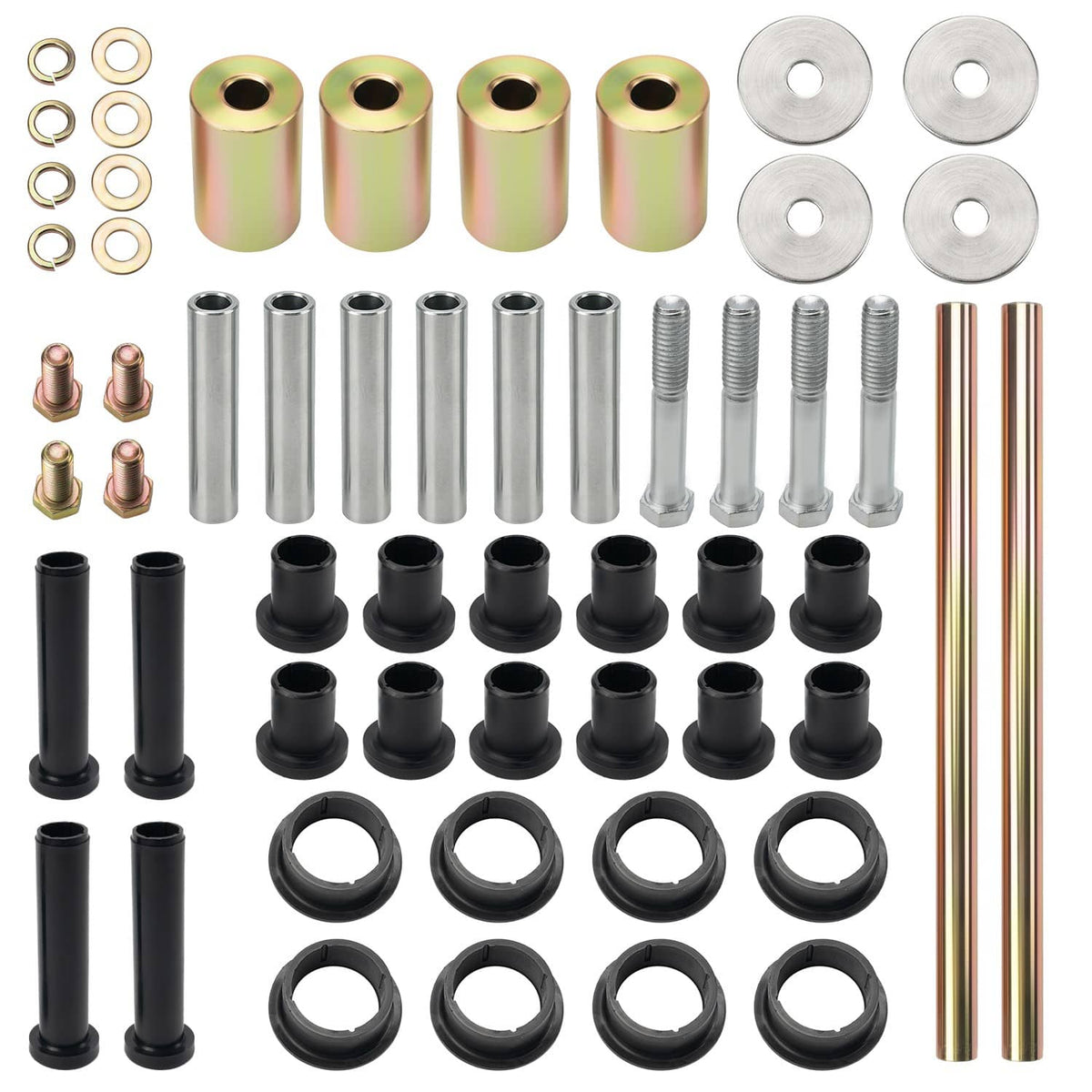Solidspare Rear A-Arm Bushing Shafts Kit 5020826 Fit for Polaris Sportsman 400 450 600 700