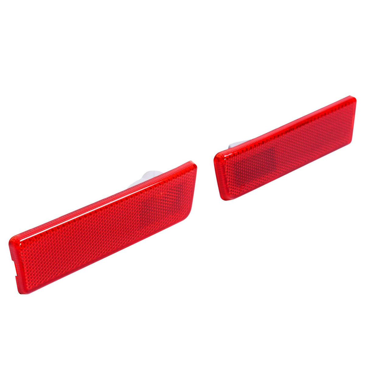 Solid Spare Rear Red Bumper Side Marker Lights Lamp Reflector For Ford Transit Connect 10-13