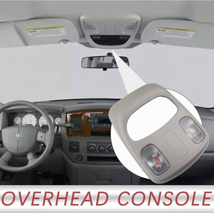 Solidspare Interior Map Light Overhead Roof Console for 2002-2010 Dodge Ram 1500 2500 3500