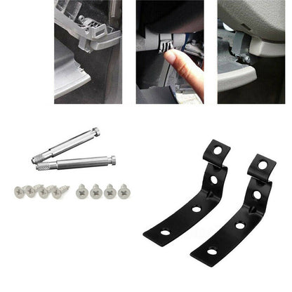 Solidspare Glove Box Lid Hinge Snapped Repair Fix Brackets Kit For 2002-2014 Audi / SEAT