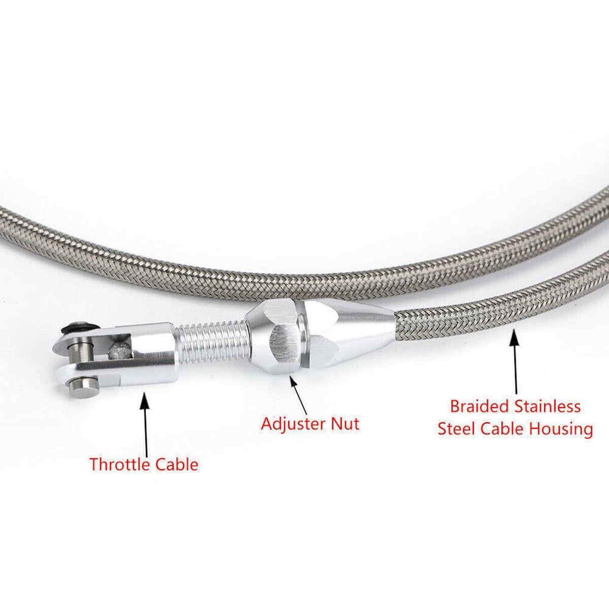 Solidspare 36" Throttle Cable For Chevrolet Chevy 4.8L 5.3L 6.0L 5.7L LS Swap Conversion