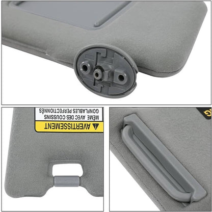 Solidspare Pair Sun Visor LH Driver & RH Passenger Side For 2005-2015 Toyota Tacoma Gray