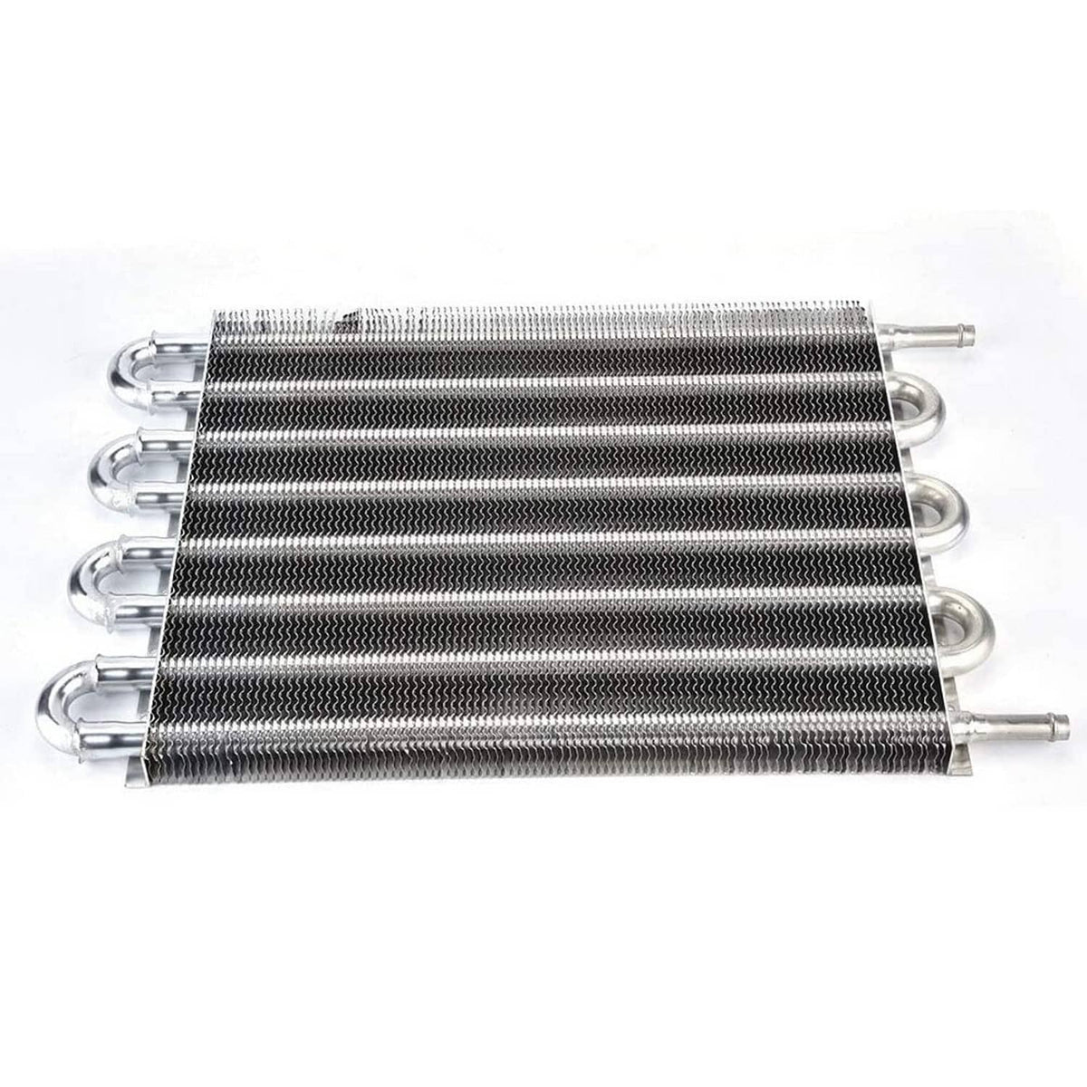 Solidspare 8 Rows Universal Aluminum Remote Transmission Oil Cooler Radiator Converter Kit