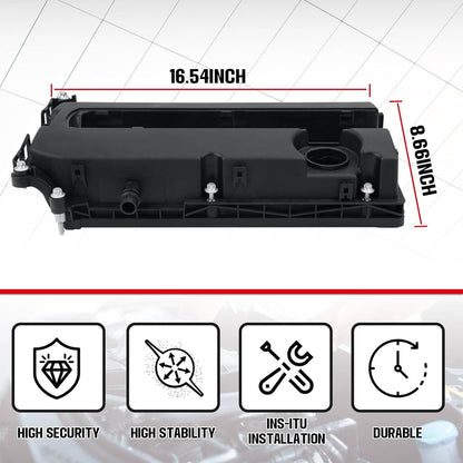 Solidspare Engine Valve Cover Camshaft Rocker Cover For Chevy Cruze Sonic 1.8L 55564395