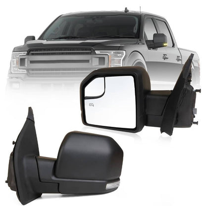 Solidspare Mirror Passenger Left Side Heated 6Pin For Ford F150 F-150 Truck 2015-2020 New
