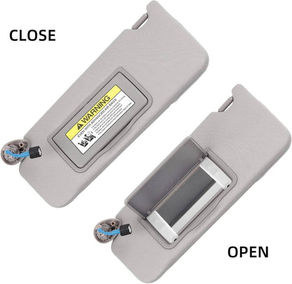 Solidspare 2Pcs Sun Visor w/LED Light Mirror For 2008-2017 Honda Accord 83280-TA5-A51ZA